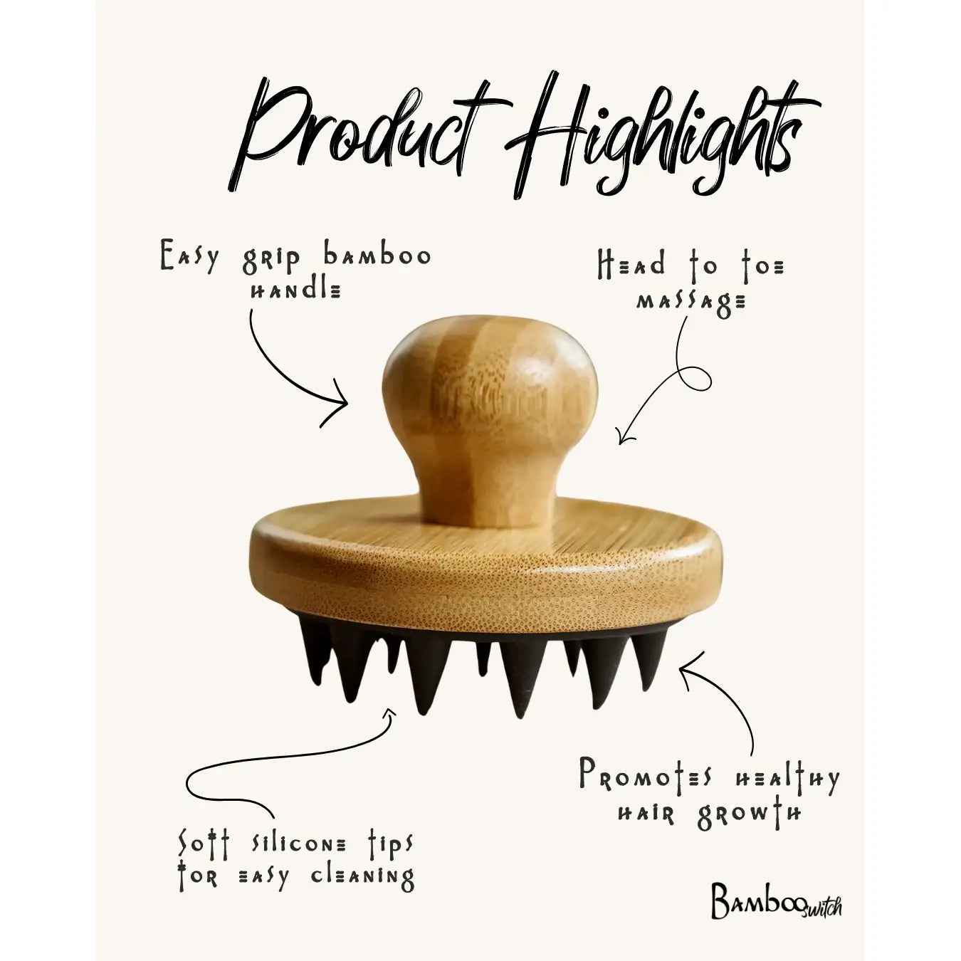 Bamboo Scalp Exfoliator