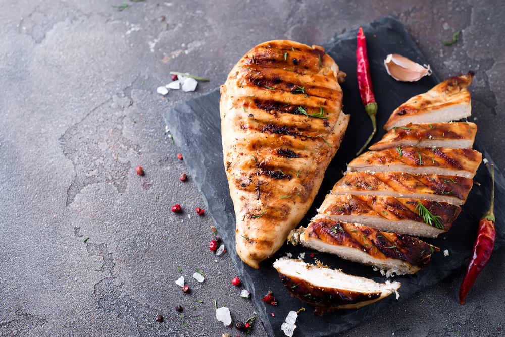 grilled chicken with spices